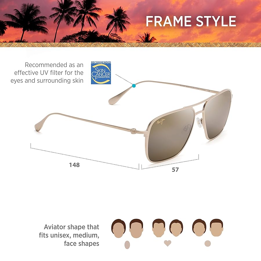 540-02⭐️新品⭐️Maui Jim Mon UNISEX 偏光 Amazon | Maui Jim b432-2m RED SANDS ブルーハワイ 偏光レンズ